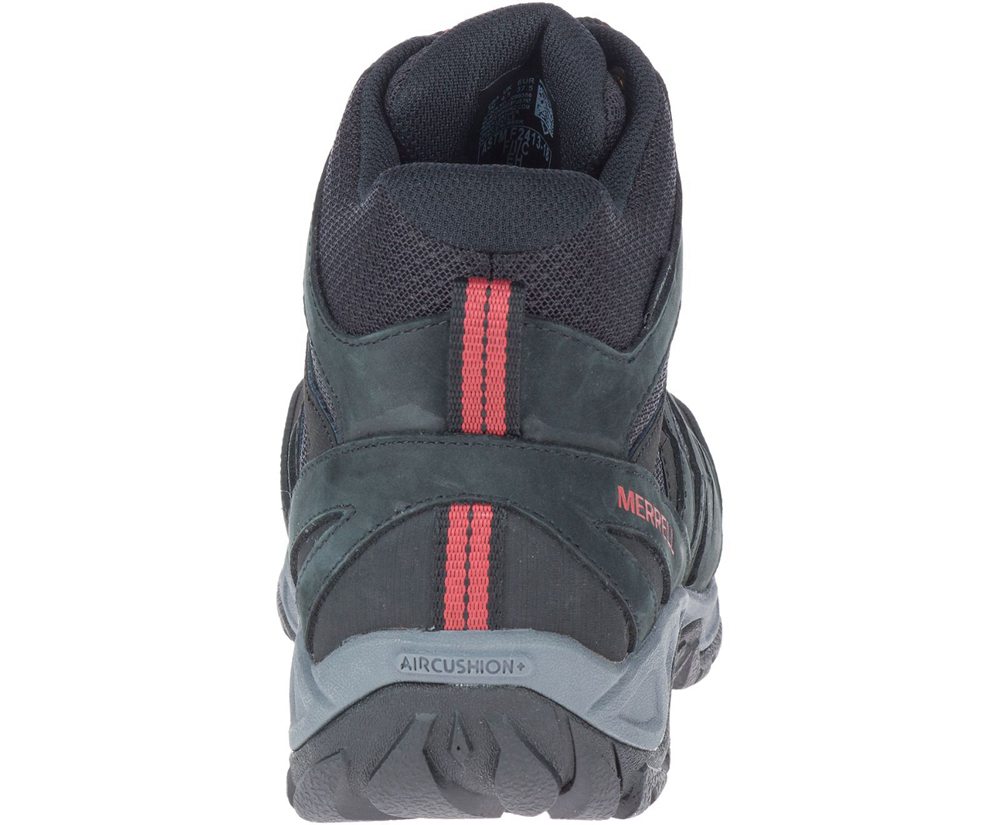 Merrell Boots Black - Siren Mid Waterproof Alloy Toe Work - Womens 61YAOCJDK